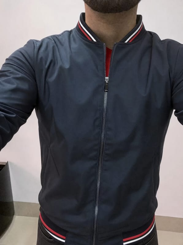 Customer photo review of Bomber Jacket - Cross & Crown