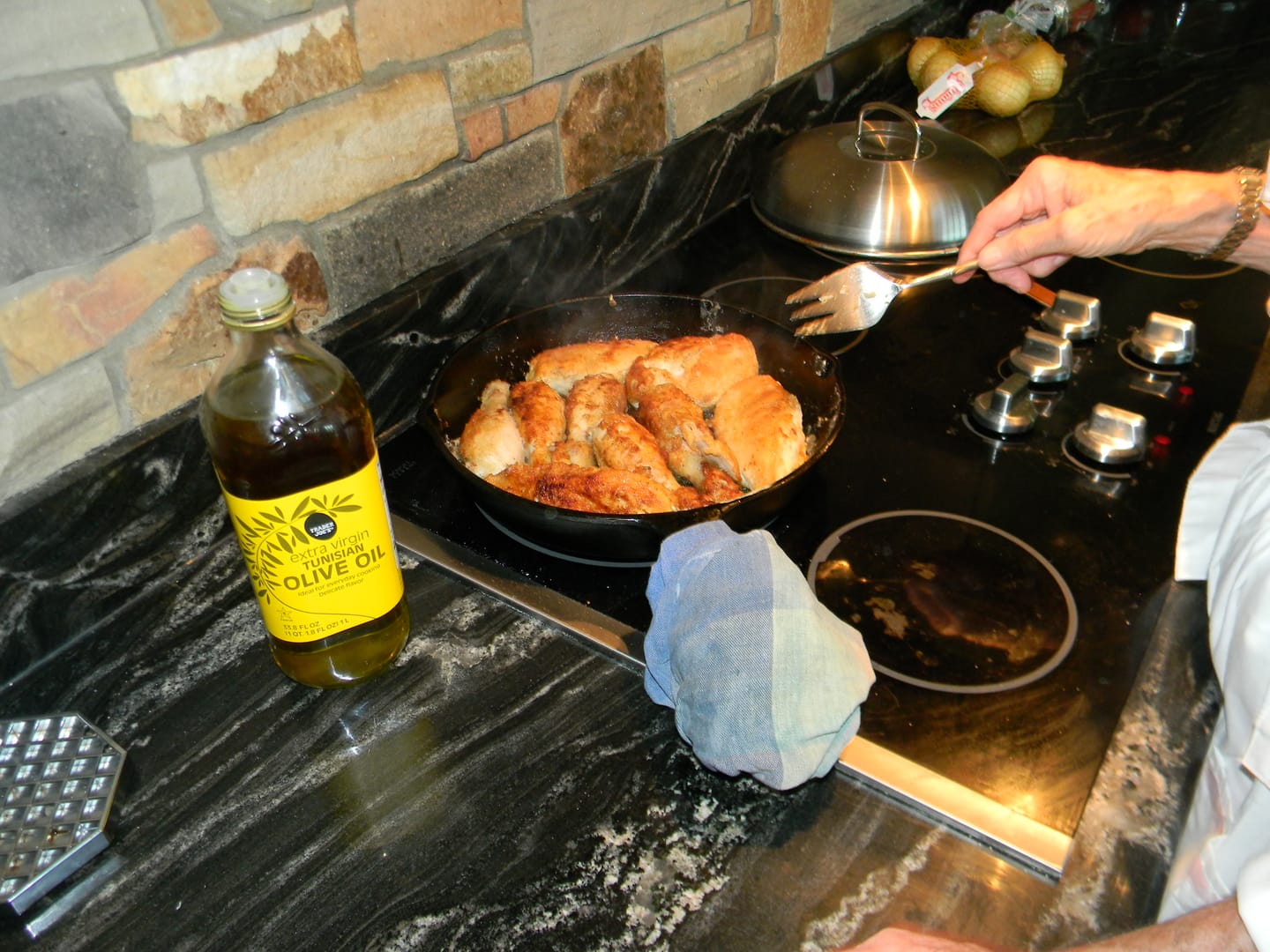 Customer photo review of Cousin T's Gourmet King Trump Fried Chicken Mix (Single Box)