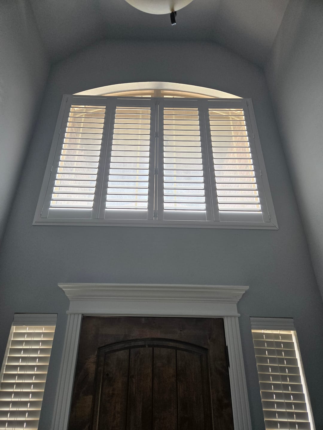Customer photo review of Economy Polyresin Plantation Shutter
