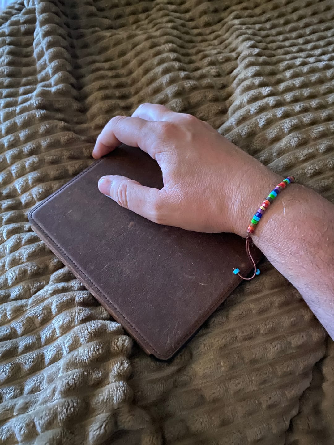 Customer photo review of 7 Chakren Energiearmband aus Jaspis