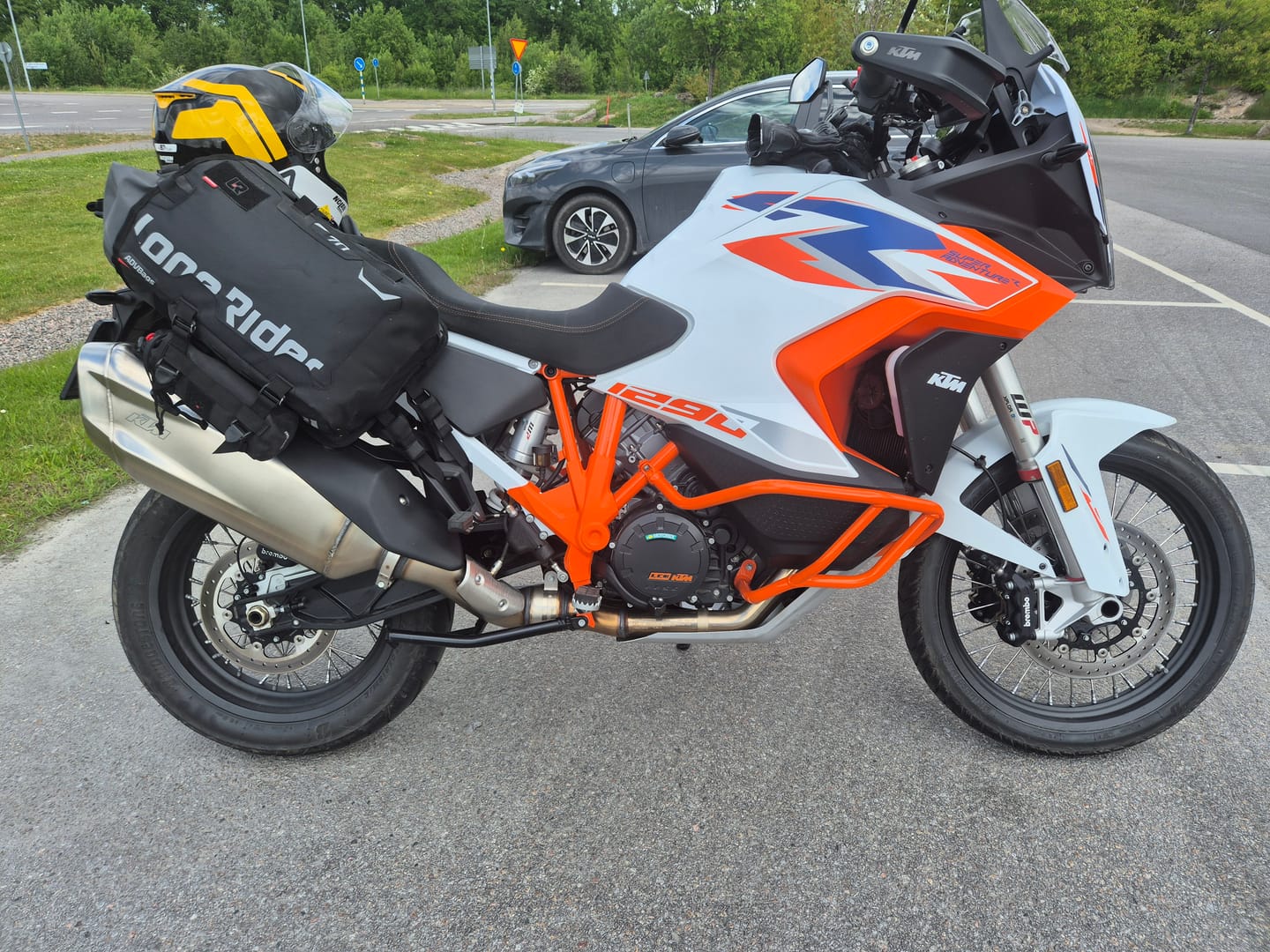 Customer photo review of ADVBags 70 – Rackless Saddle Bags