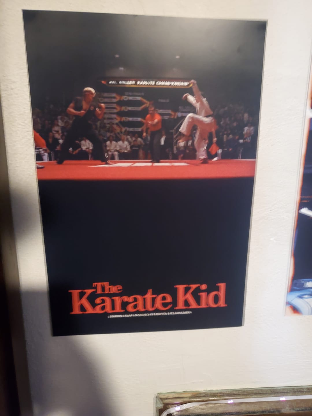 Customer photo review of The Karate Kid Poster