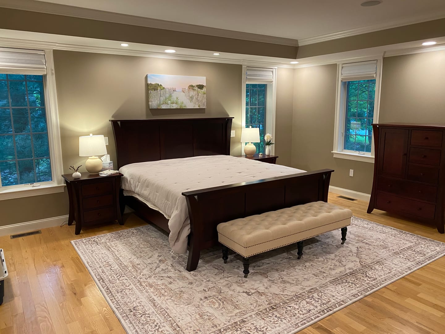 Customer photo review of Velora Washable Area Rug - Beige