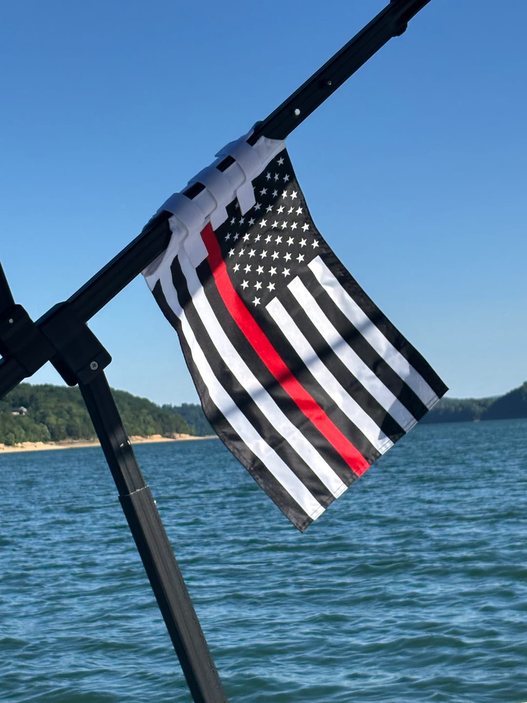 Customer photo of the Thin Red Line Flag (Firefighter Flag)