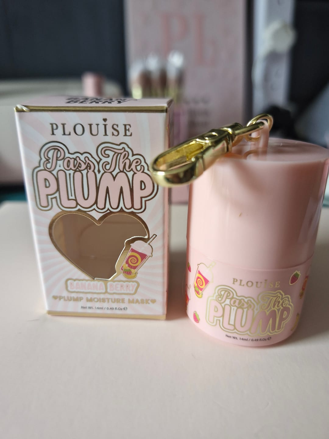 Customer photo review of Pass The Plump Lip Mask Treatment
