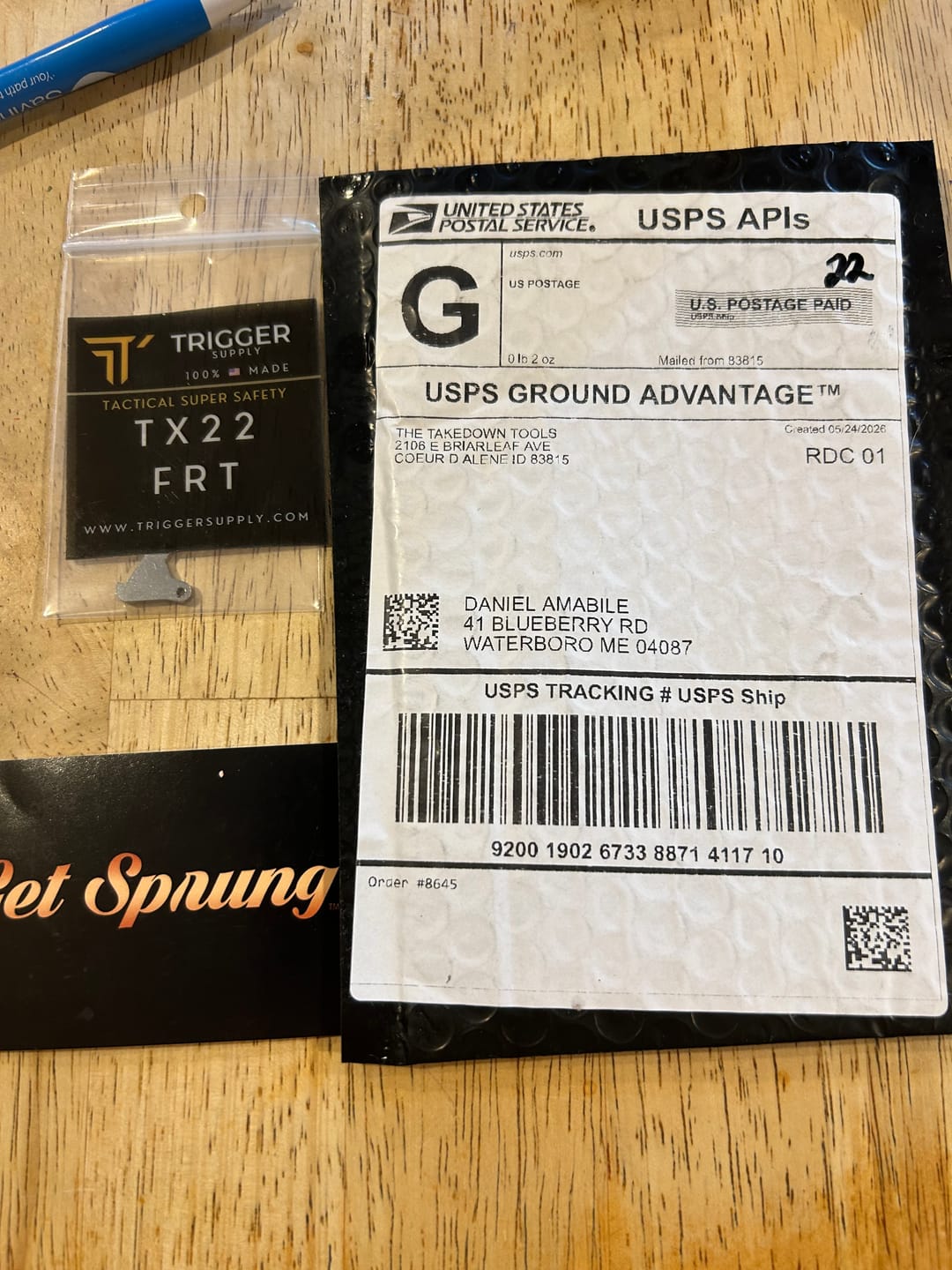 Customer photo review of Freedom Trigger Taurus TX22 FRT | 22TY Forced Reset Trigger