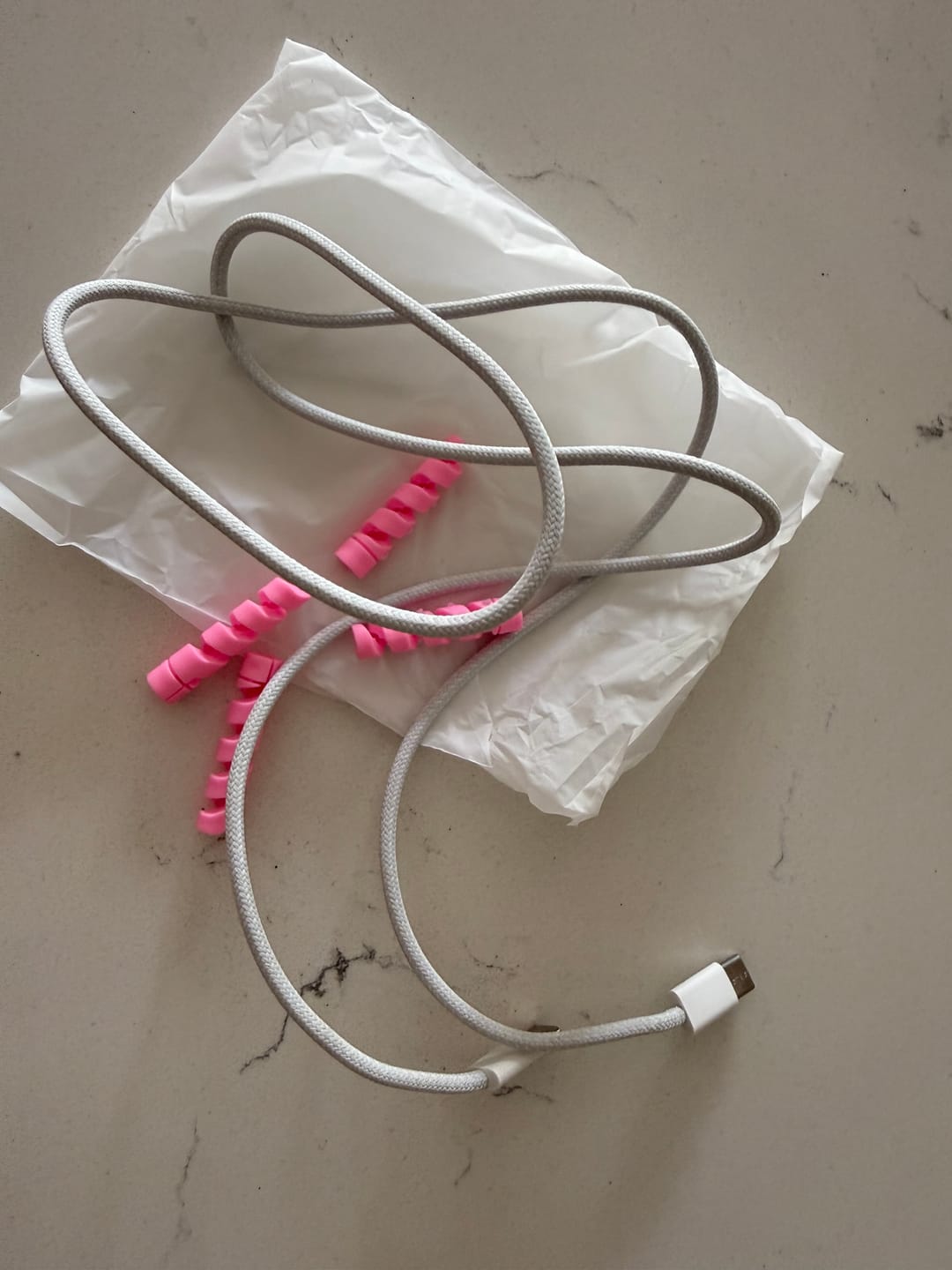 Customer photo review of Casence Armor Type C to C 60W Fast Charging Cable { 1M Long}