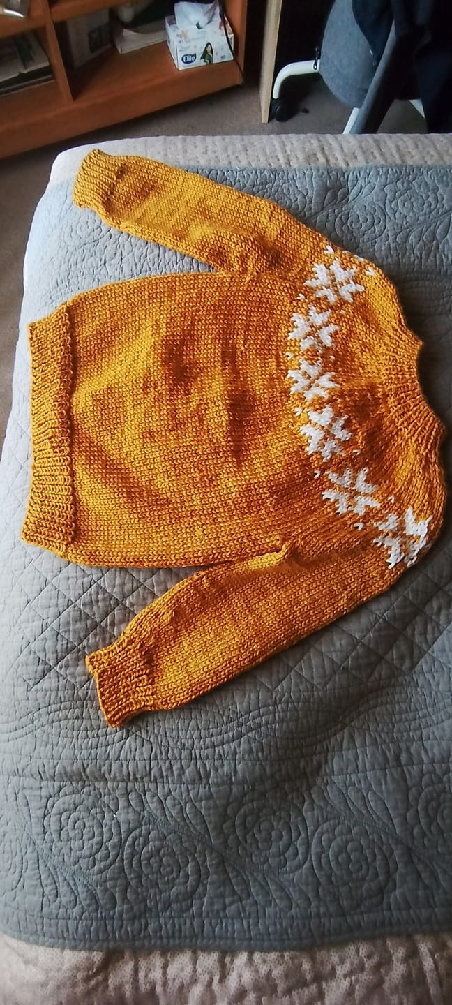 Customer photo review of Clase con Patrón Sweater Nieve | Infantil