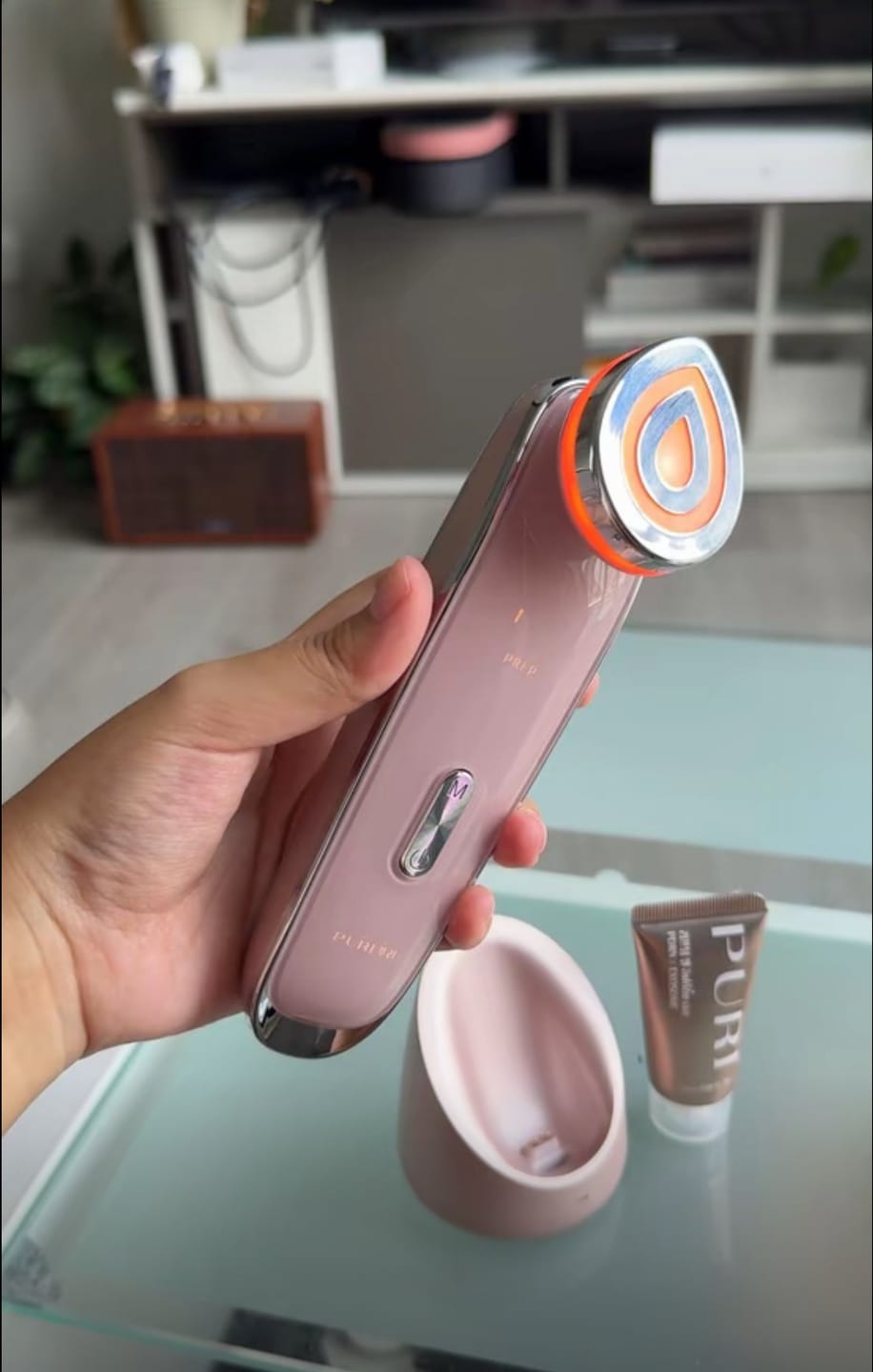Customer photo review of PURI AURA PRO 4D เครื่องนวดดูแลผิวหน้า พร้อมฟังก์ชัน 4 โหมด Free Mini Lifting Gel