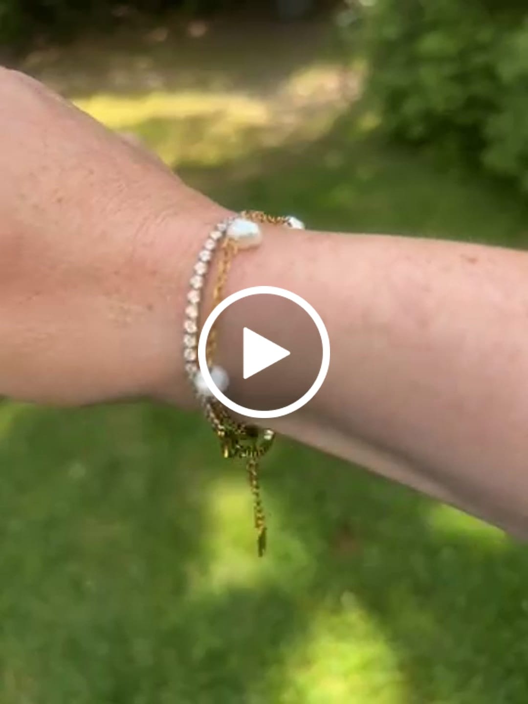 Customer video review of Laney Pearl Bracelet (Bundle)