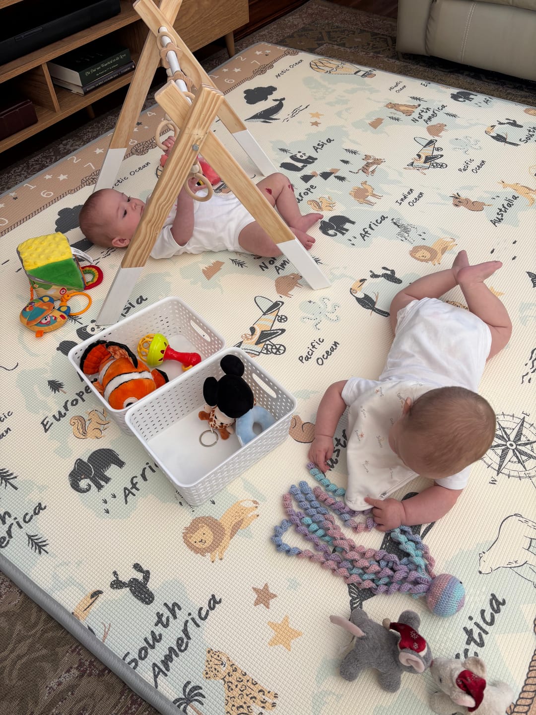Customer photo review of ABC Africa/ World Map Play Mat