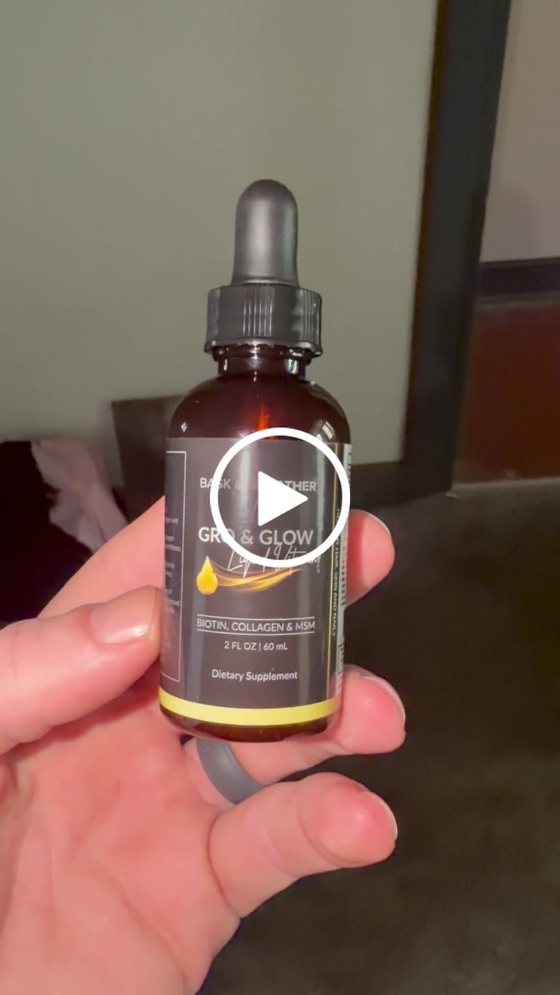 Customer video review of Gro & Glow Liquid Vitamins - 2 Month Supply!