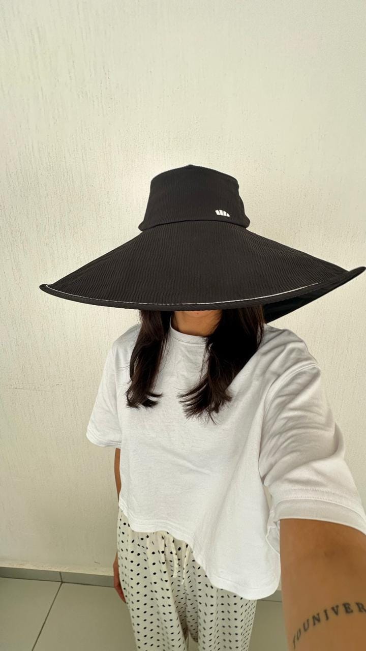 Customer photo review of Women's Wide Brim Sun Protection Hat UPF 100+ BM015