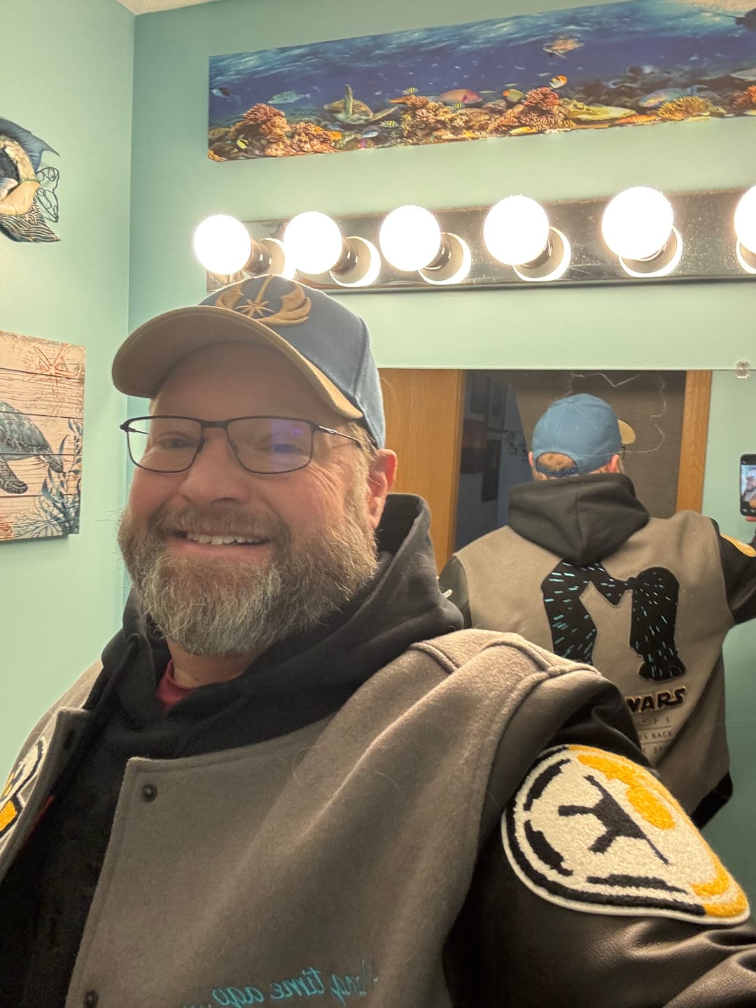Customer photo review of Star Wars™ "A Long Time Ago...." – Limited-Edition Varsity Jacket