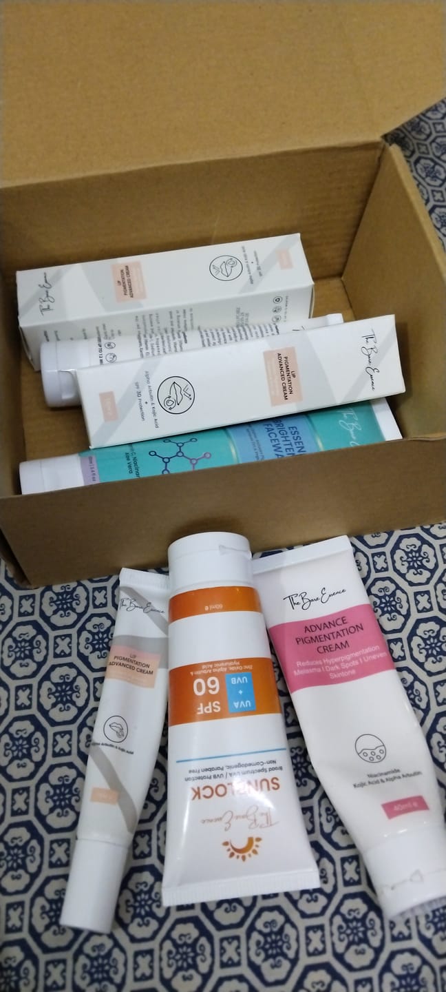 Customer photo review of Pack of 2 Lip Cream + FREE Facewash
