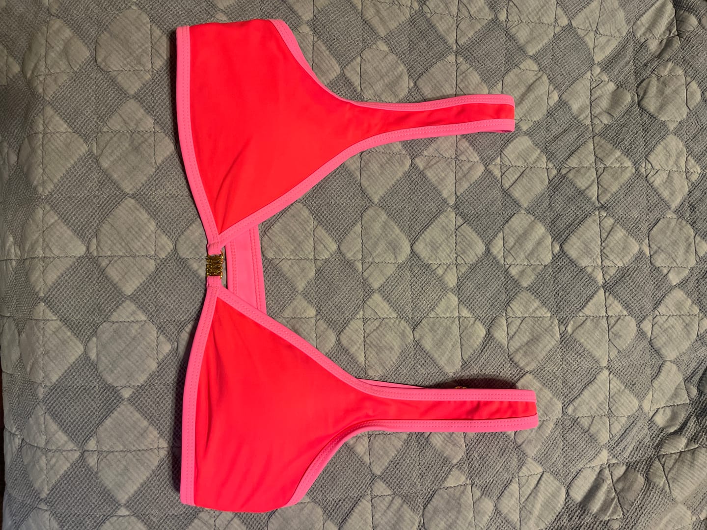 Customer photo review of AMELIA Melon Pop '1993' Minimal Bikini Top