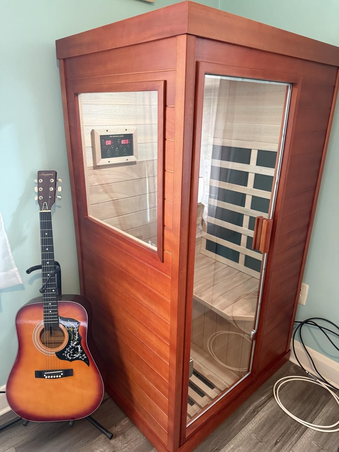 Customer photo review of Hosauna T-50C3 Far Infrared Sauna Home Sauna Spa Room Low-EMF