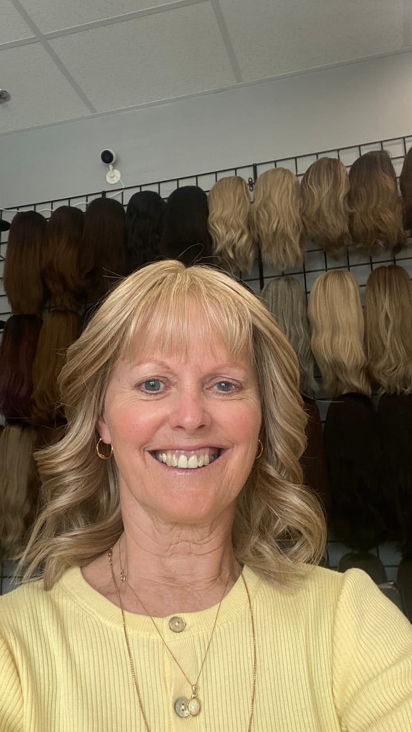 Customer photo review of 18" Synthetic Mono Top Wig - 1041 (S)
