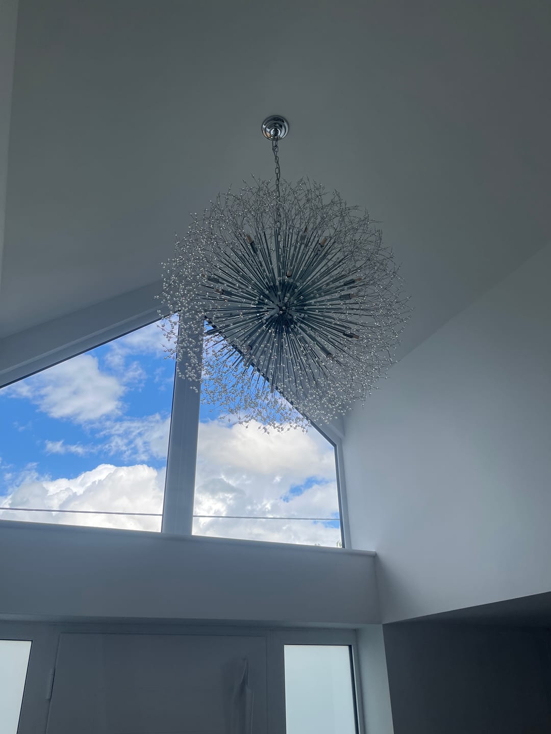 Customer photo review of 20-Light Oversized Large Luxury Sputnik Firework Chandelier