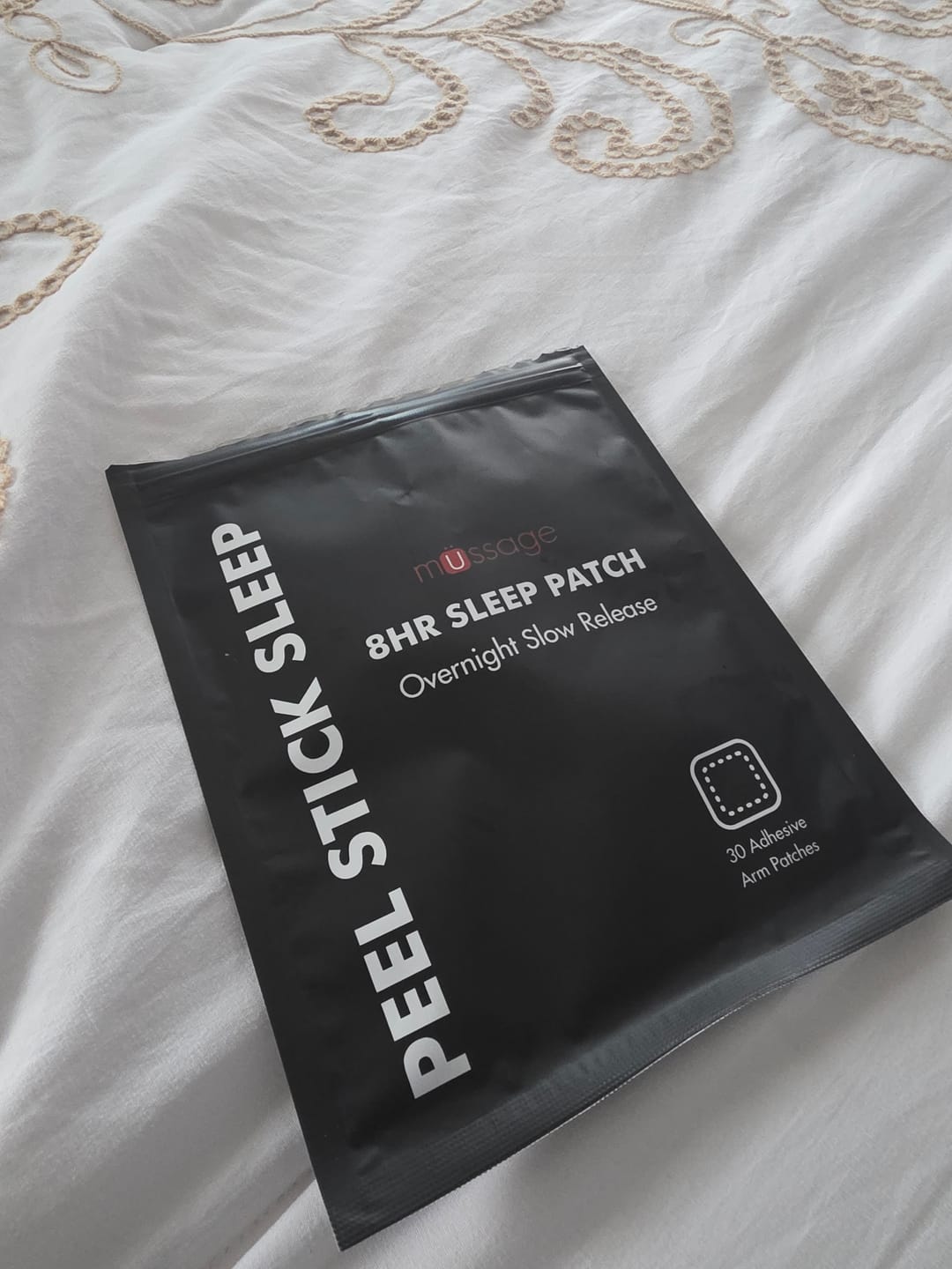 Customer photo review of mussage 8 Hour Sleep Patch