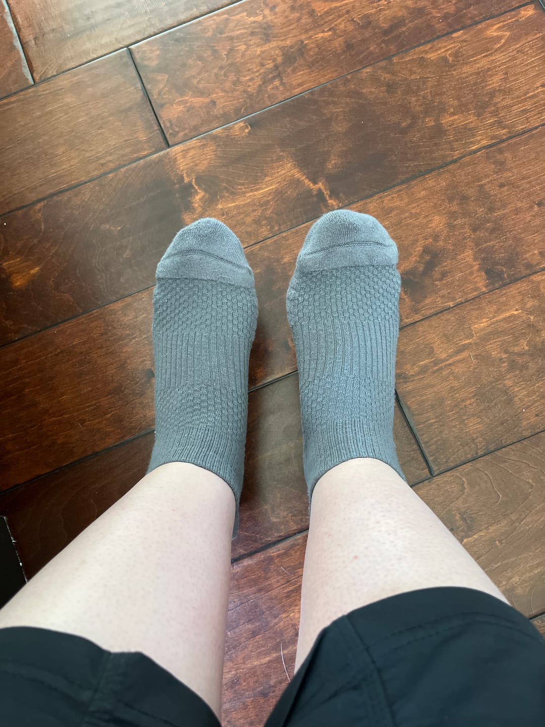 Customer photo review of Classics Ankle Compression Socks Bundle 3-Pack