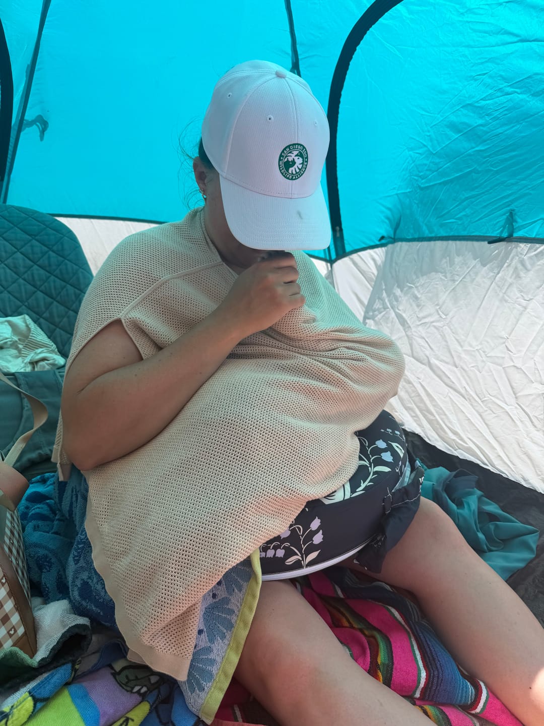 Customer photo review of Nestling Baby™ Nursing Cover