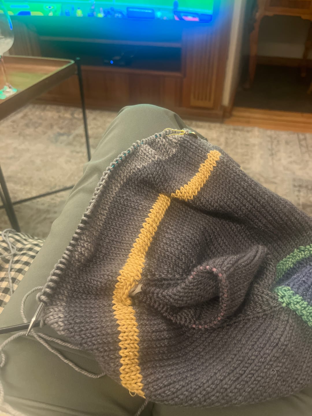Customer photo review of Merino Worsted gris acero 133