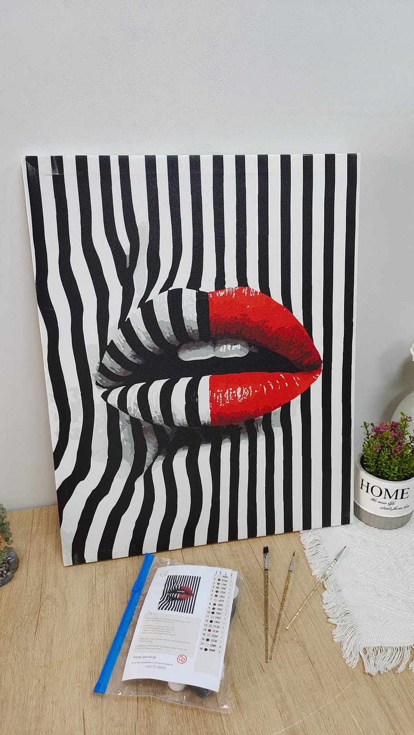 Customer photo review of Bold Expression | Paint by Number