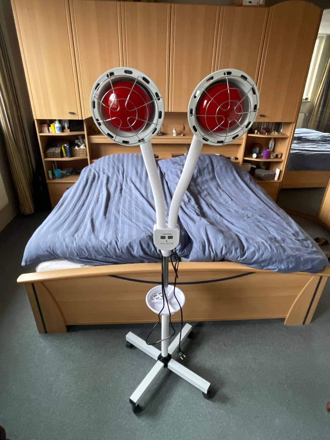 Customer photo review of LIROMA® Infraroodlamp Dubbele kop – 507 – Ideaal voor thuis
