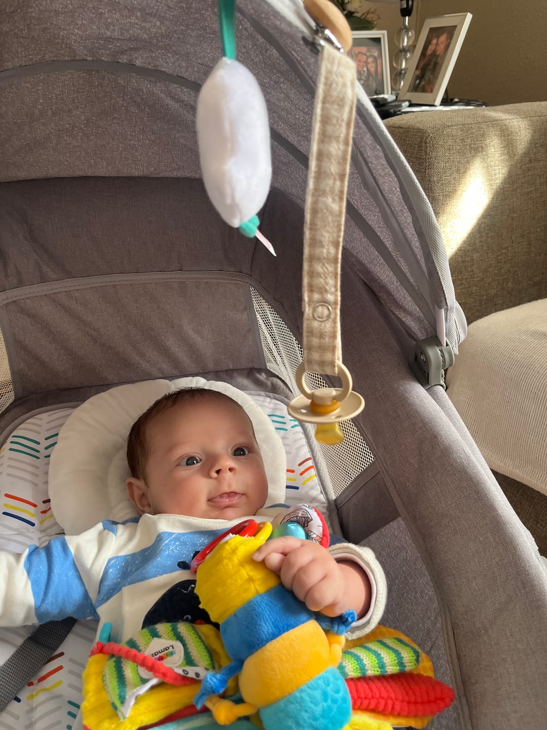 Customer photo review of BIBS Colour Pacifiers / Dummies - Anatomical Vanilla