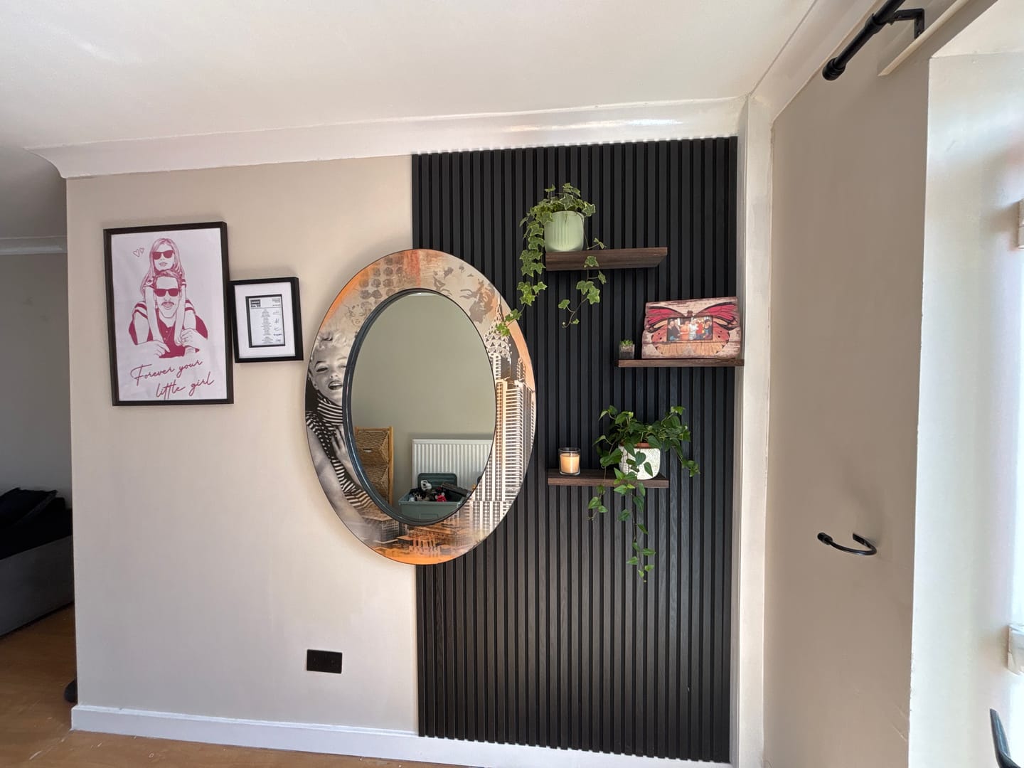 Customer photo review of Premium Acoustic Wall Panels - Black