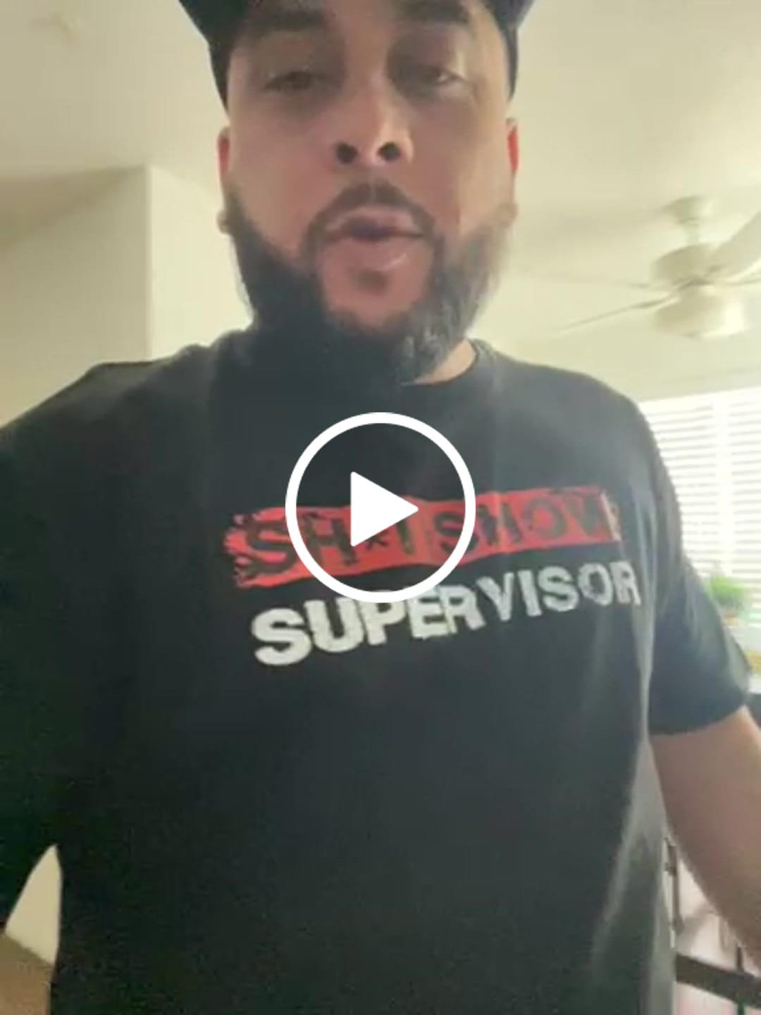 Customer video review of Sh*t Show Supervisor T-Shirt