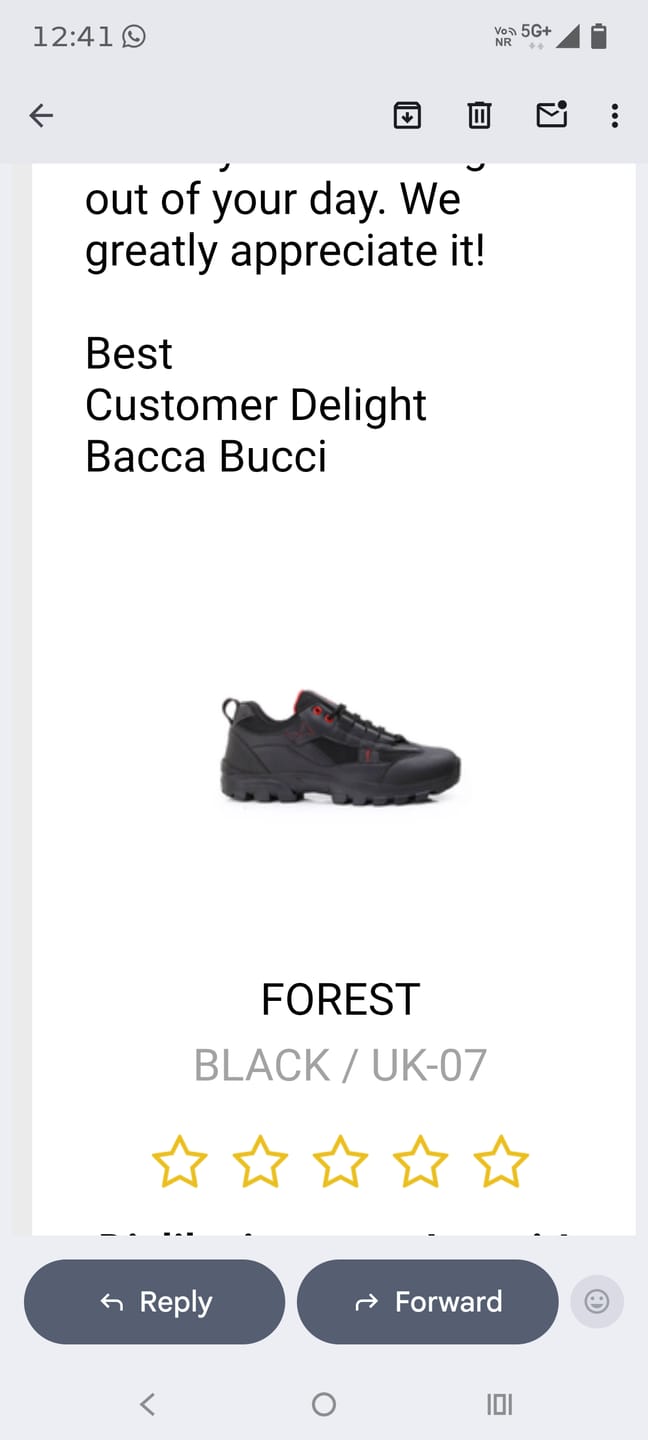 Customer photo review of FOREST
