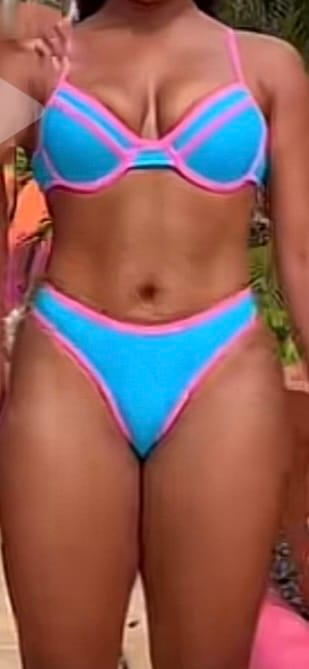 Customer photo review of CARSON Hard Candy Cheeky Bikini Bottom
