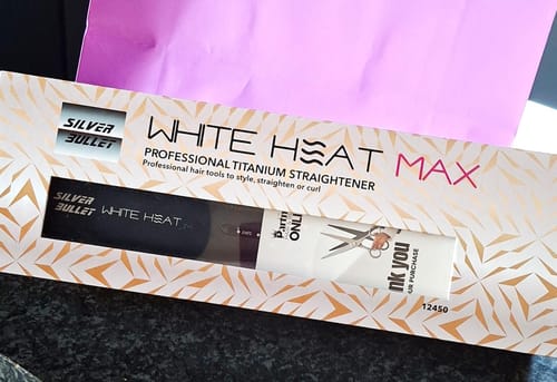 Customer photo review of Silver Bullet White Heat Max 38mm Wide Titanium Straightener 130-230°C