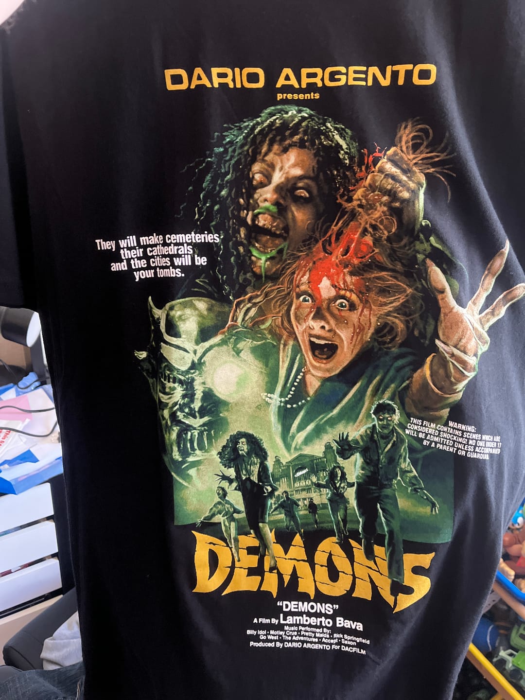 Customer photo review of DEMONS: ORGY OF BLOODSHED - T-SHIRT