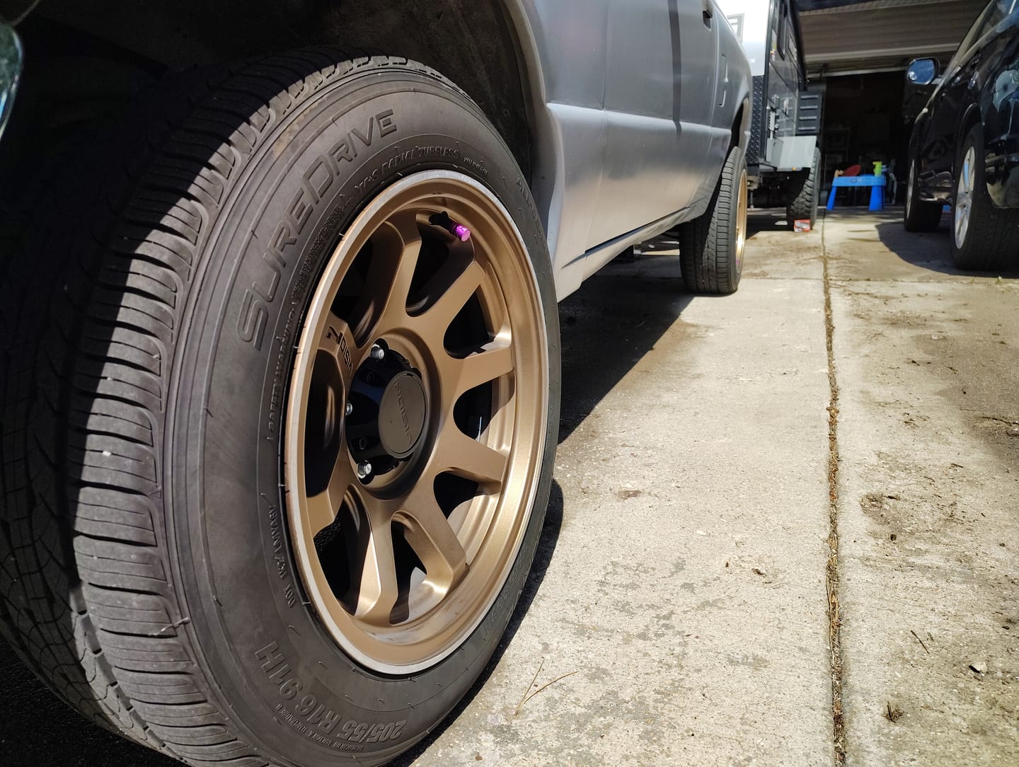 Customer photo review of 80Eighty® Purple Valve Stem Caps