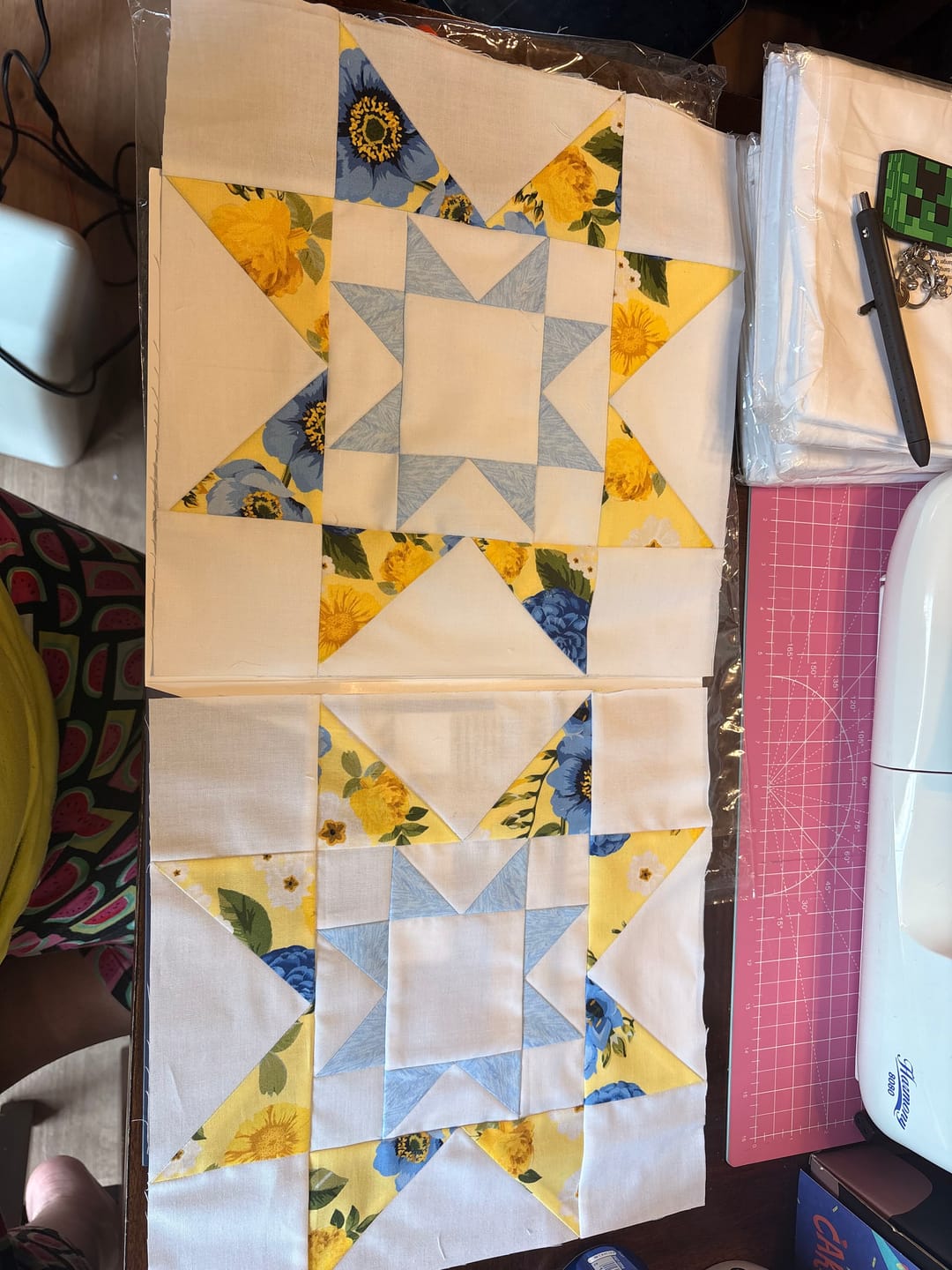 Customer photo review of True Fabrics Beginner Quilt Program