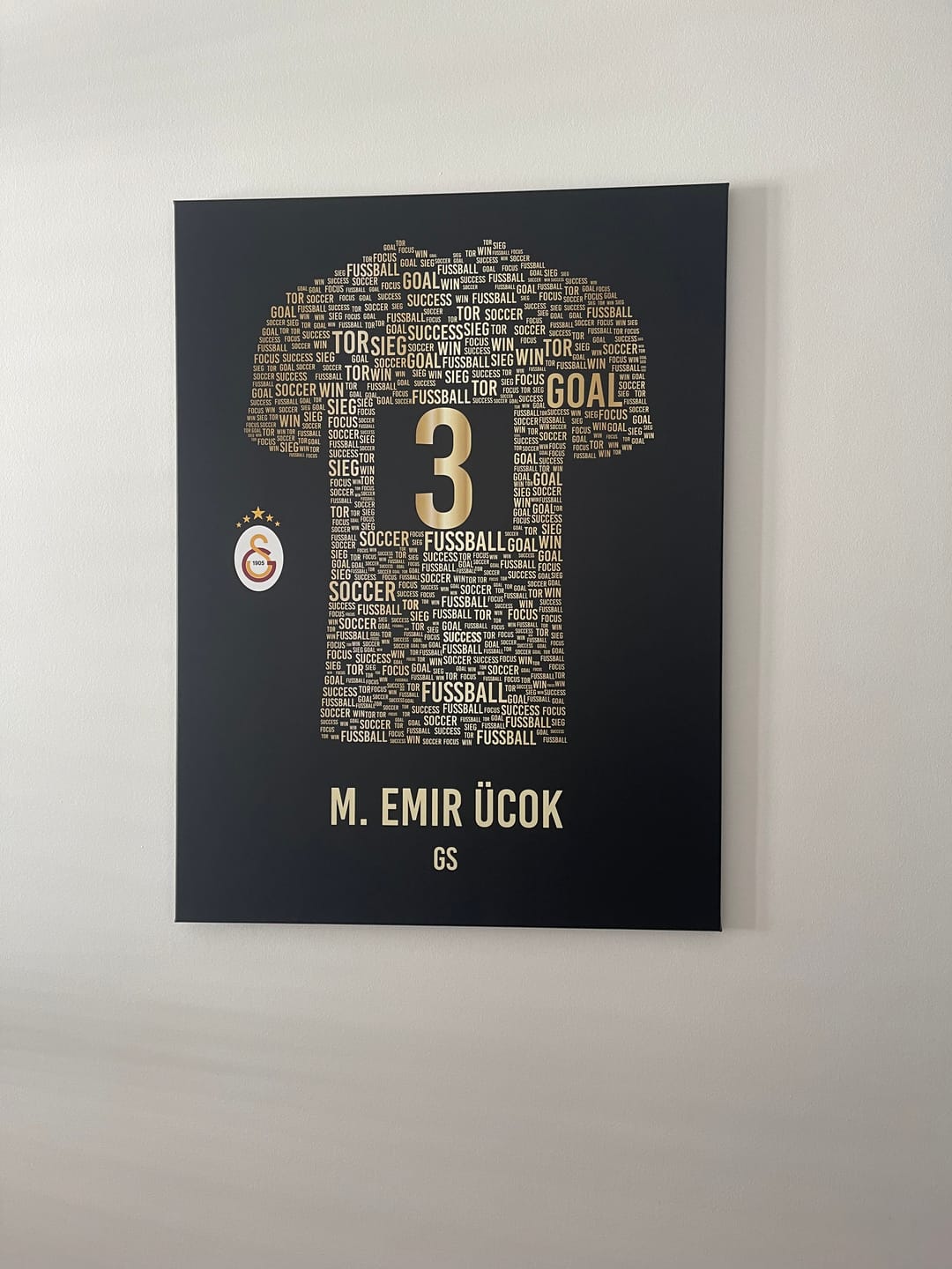 Customer photo review of Golden Trikot Dein Verein
