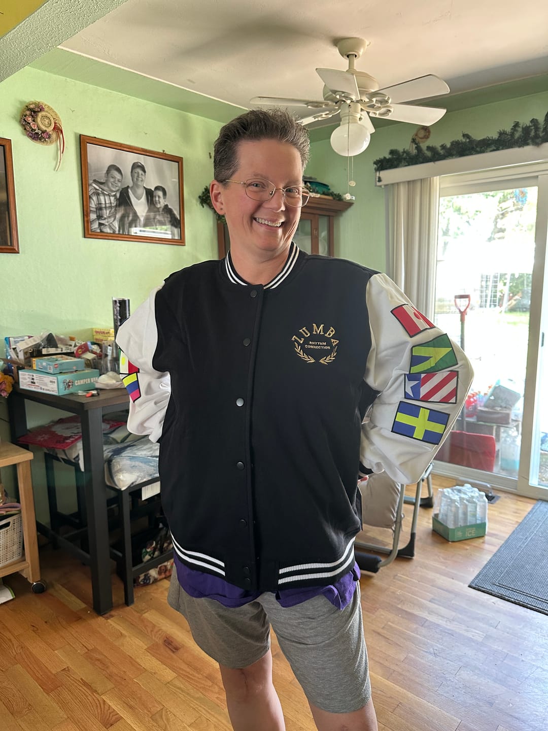 Customer photo review of Worldwide Varsity Jacket