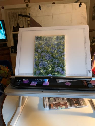 Customer photo review of Custom AI Diamond Painting Kit