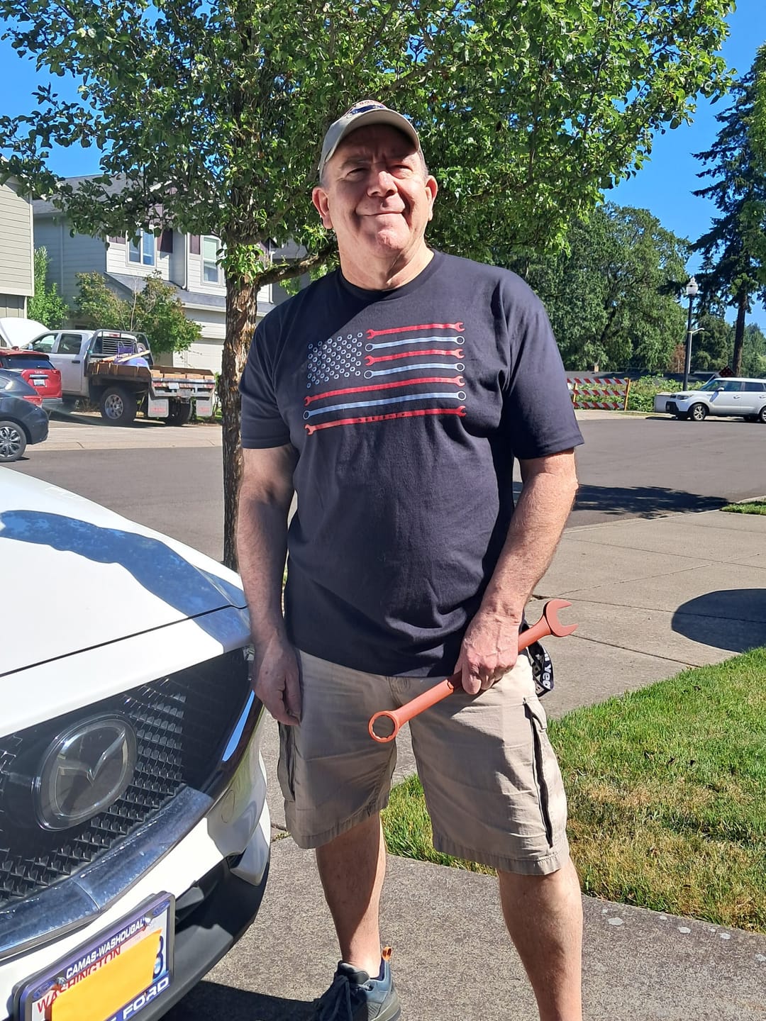 Customer photo review of 80Eighty® Wrench Flag Shirt
