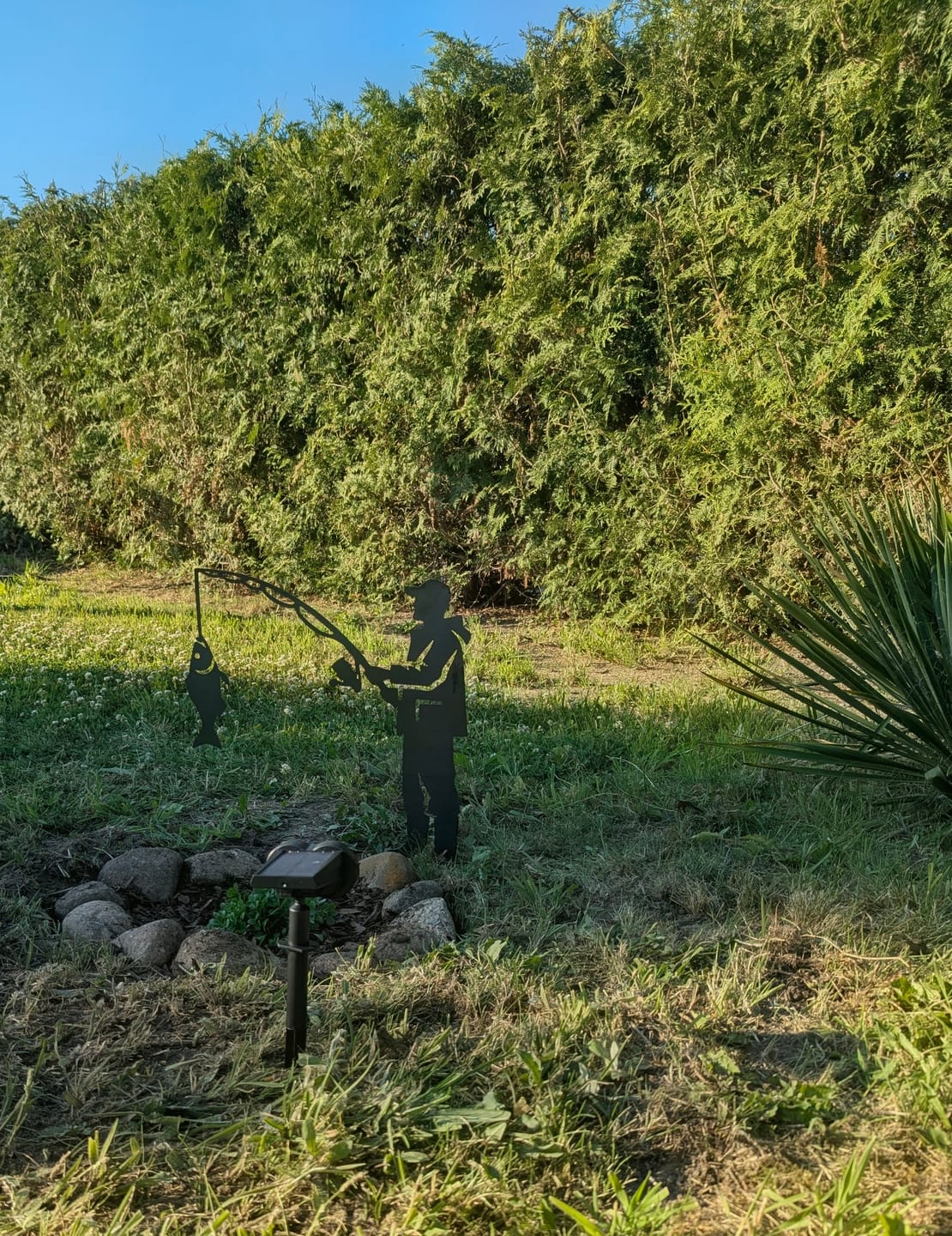 Customer photo review of Gartenstecker Angler