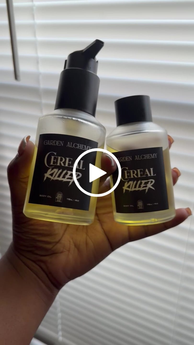 Customer video review of CEREAL KILLER BODY OIL