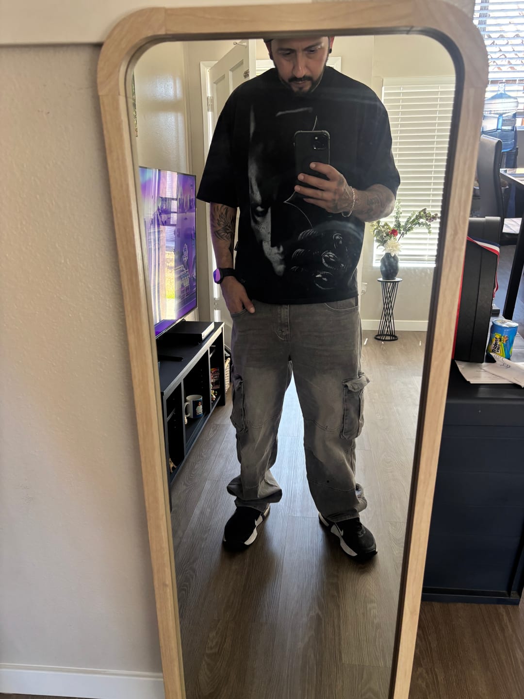 Customer photo review of 4254 - Batman Shadow Tees