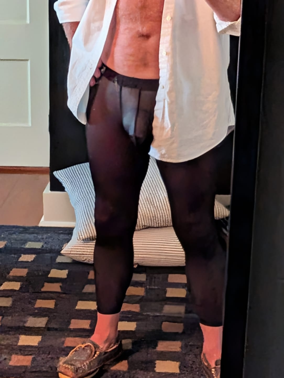 Customer photo review of FreeLonger Men's Comfy Separate Support Pouch Trunks