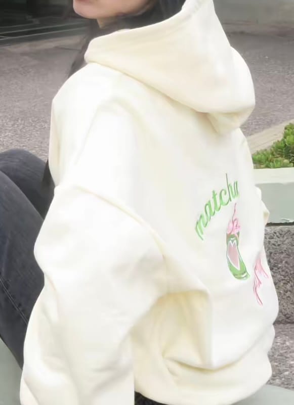 Customer photo review of (PRE-VENTA) POLERÓN HOODIE AZUL - OVERSIZE CON GORRO LOGO BORDADO