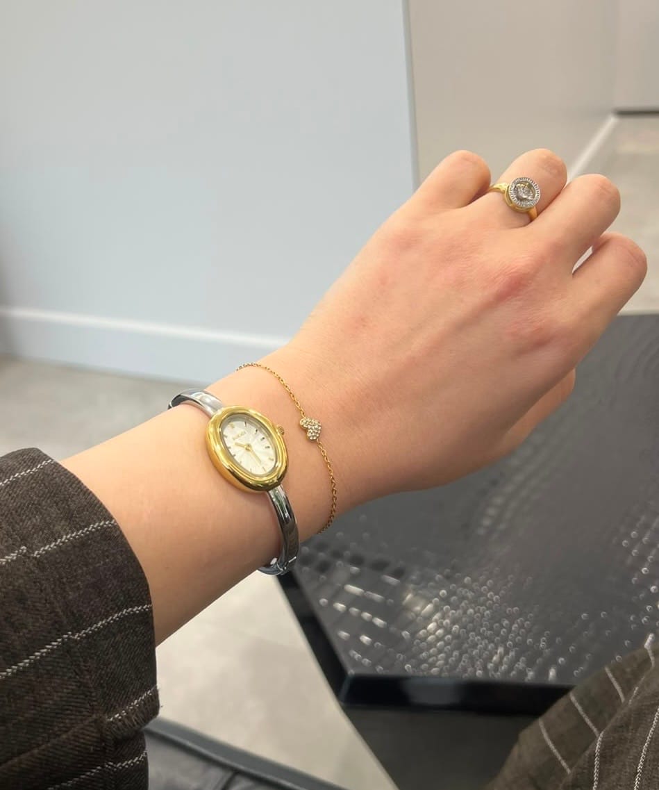 Customer photo review of Diana Gold Silver