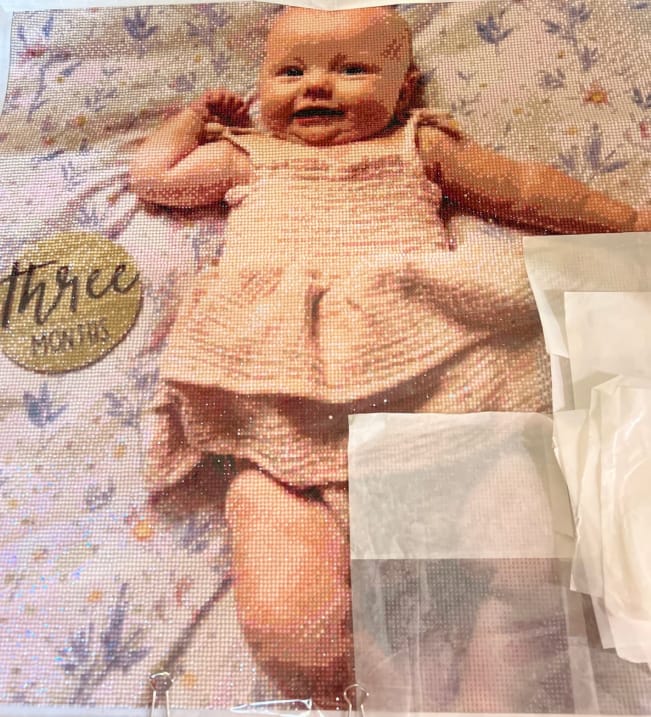 Customer photo review of Custom Diamond Painting Kits