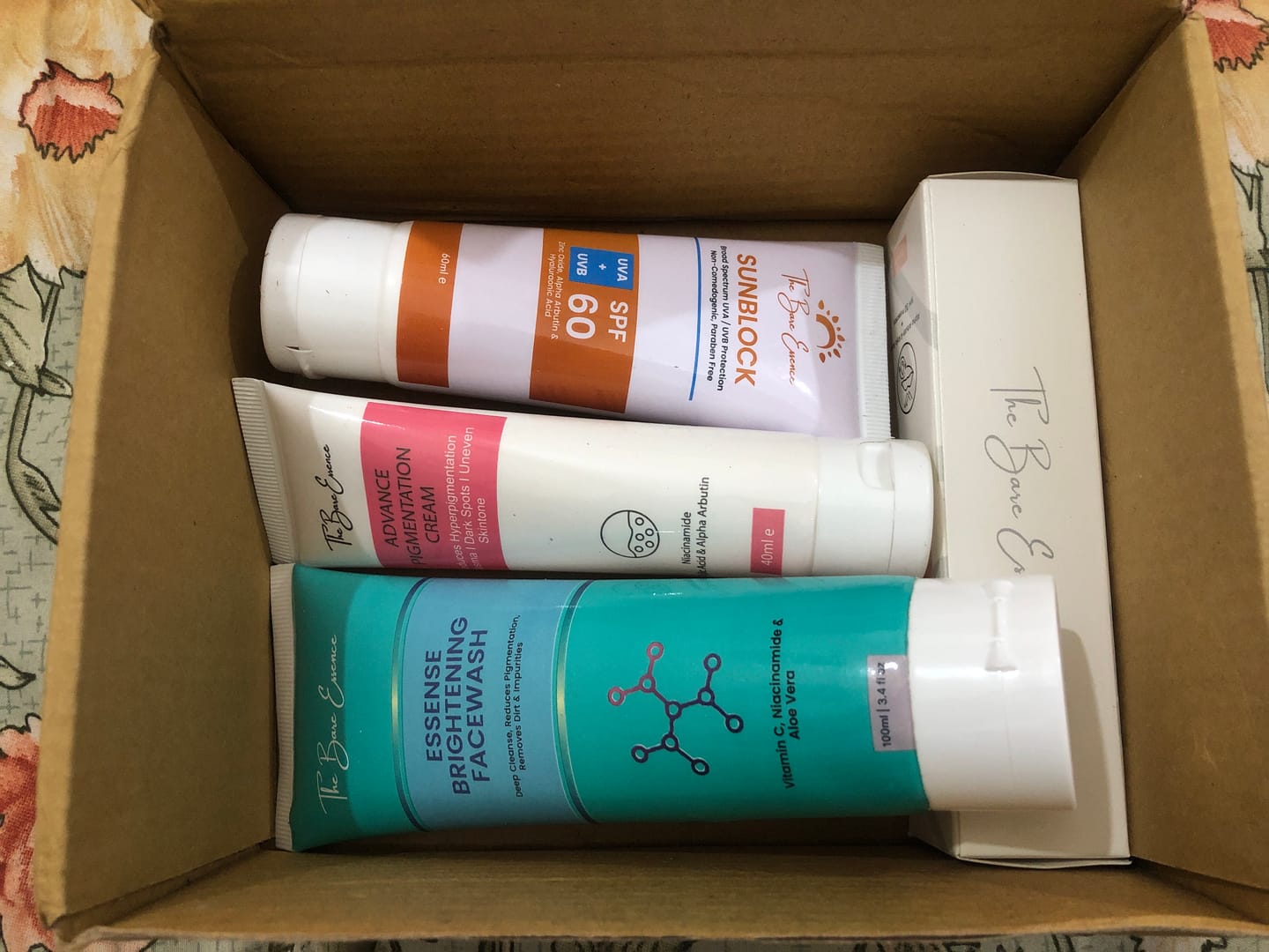 Customer photo review of All Glow Pigmentation Bundle